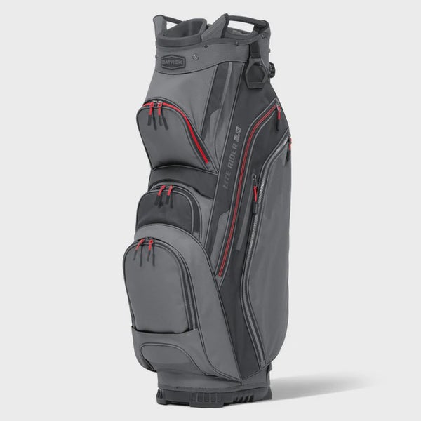 DATREK LITE RIDER 2.0 CART BAG CHARCOAL/BLACK/RED