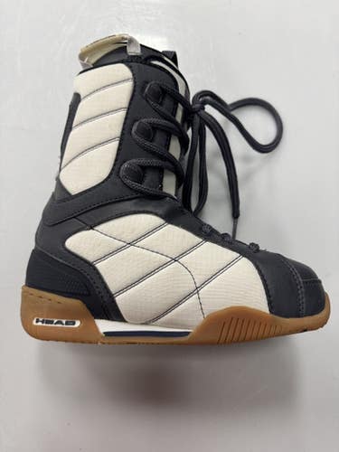 Used Head 80 Boys Snowboard Boots Grey Junior 04 11860-C000301118