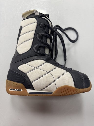 Used Head 80 Boys Snowboard Boots Grey Junior 04 11860-C000301118