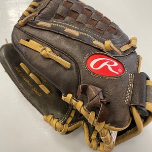 Used Rawlings HIGHLIGHT BB/SB Glove LH Throw Brown 11 1/2" 11860-S000301091