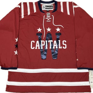 NWT Washington Capitals Blank 2015 Winter Classic Reebok NHL Hockey Jersey XL