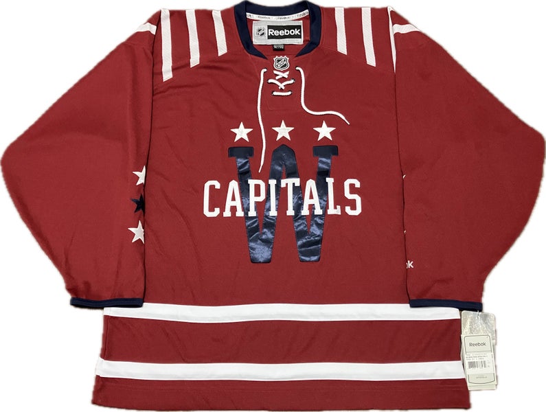 NWT Washington Capitals Blank 2015 Winter Classic Reebok NHL Hockey Jersey XL