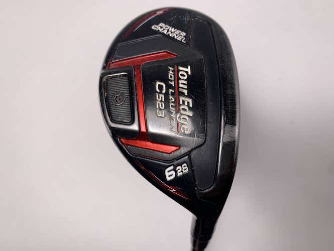 Tour Edge Hot Launch C523 6 Hybrid 28* Hot Launch 55g Regular Graphite Mens RH