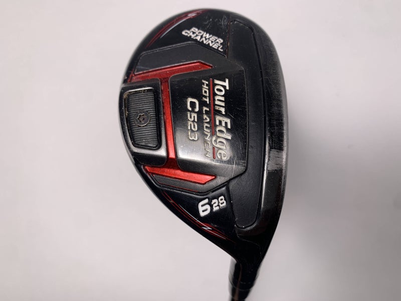 Tour Edge Hot Launch C523 6 Hybrid 28* Hot Launch 55g Regular Graphite Mens RH