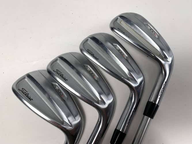 Titleist T100S 2021 Iron Set 7-PW KBS Tour C-Taper 120g Stiff Steel Mens RH
