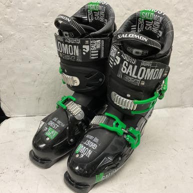 Used Salomon GHOST 120 CS Mens DH Ski Boot Black 295 MP - M11.5 11855-S000194750