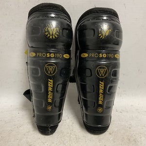 Used WinnWell PRO SG190 Youth Shin Guards Black 7" 11855-S000194802