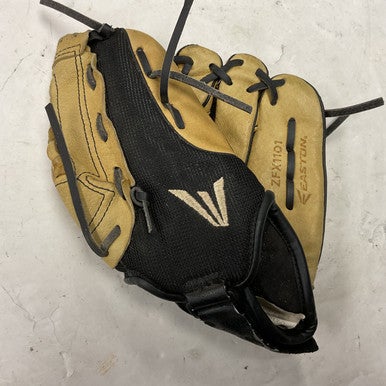 Used Easton Z-Flex ZFX1101 Baseball Glove RH Throw Black And Tan 11" 11855-S000194783