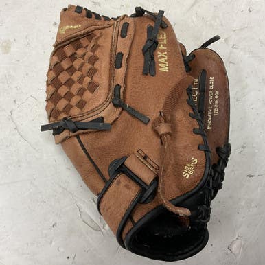 Used Mizuno Power Close GPP 1100Y1 BB/SB Glove RH Throw Brown 11" 11855-S000194784