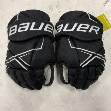 Used Bauer NSX Junior Gloves Black 10" 11855-S000194777