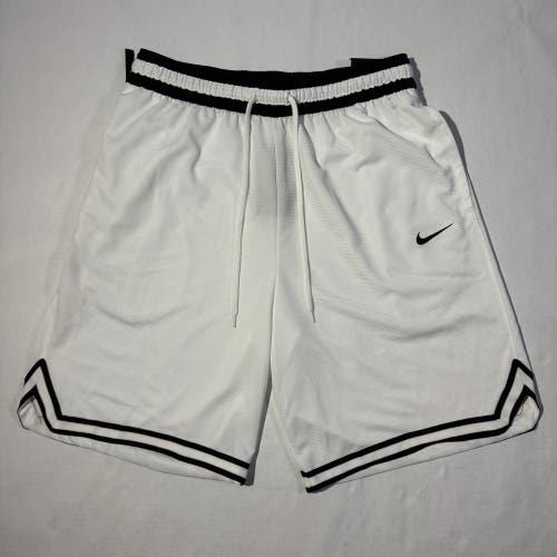 Nike Dri-FIT DNA White Basketball Shorts Size: L
