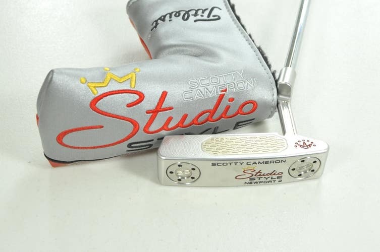 Titleist 2025 Scotty Cameron Studio Style Newport 2 35" Putter RH Steel # 206274
