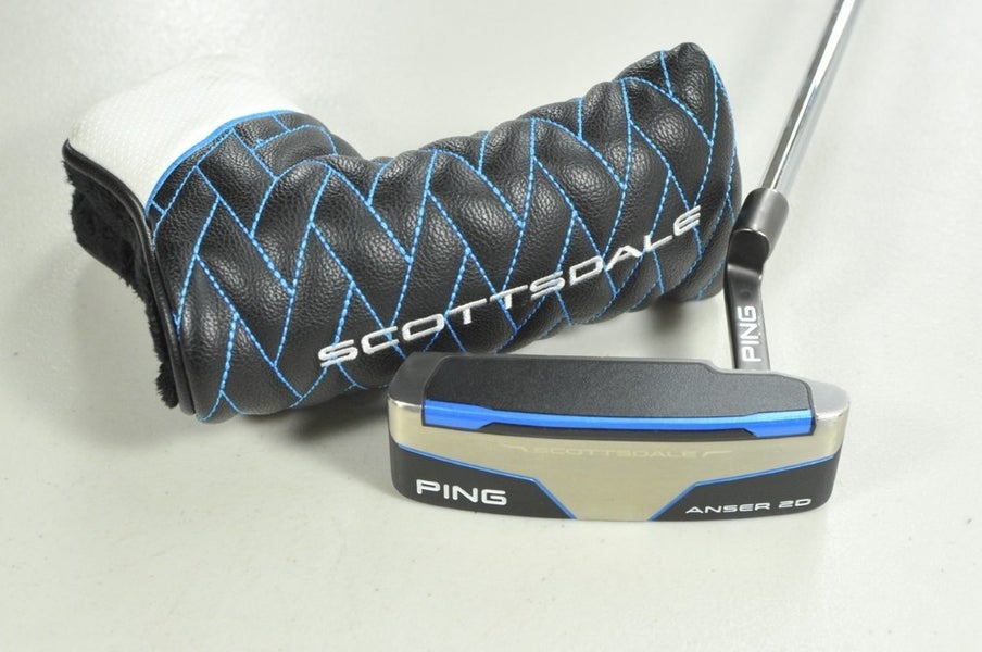 Ping Scottsdale Anser 2D 2025 35" Putter RH Slight Arc Steel with Cover # 206208