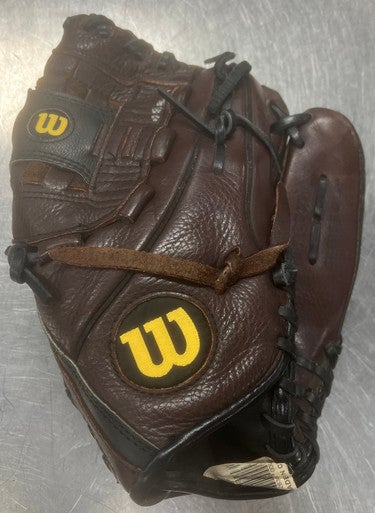 Used Wilson A710 BB/SB Glove RH Throw Brown 12" 11497-S000153785
