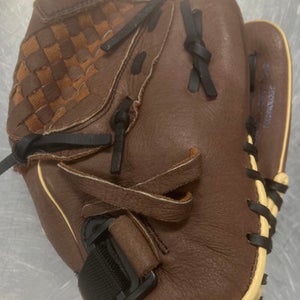 Used Mizuno POWERCLOSE PROSPECT BB/SB Glove RH Throw Brown 11" 11497-S000153786