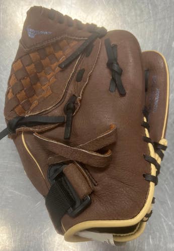 Used Mizuno POWERCLOSE PROSPECT BB/SB Glove RH Throw Brown 11" 11497-S000153786