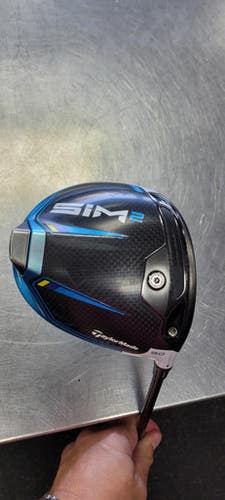 Used Taylormade SIM 2 Mens Driver RH 9.0 Degree 11497-S000153783