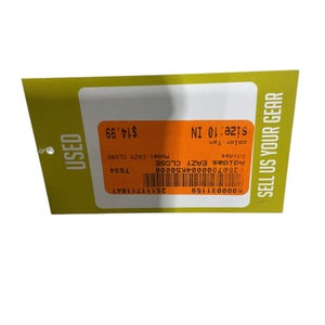 Used Adidas EAZY CLOSE BB/SB Glove LH Throw Tan 10" 11847-S000031159