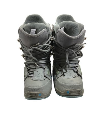 Used Burton Boys Snowboard Boots Grey Junior 05.5 11847-S000031124