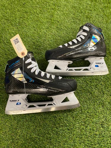 Senior True TF9 Hockey Goalie Skates Wide Width 9 (Used)