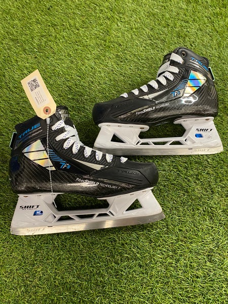 Senior True TF9 Hockey Goalie Skates Wide Width 9 (Used)