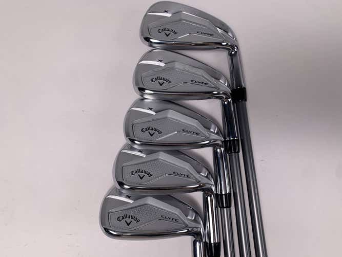 Callaway Elyte X Iron Set 7-PW+GW Project X Denali 5.0 55g Senior RH