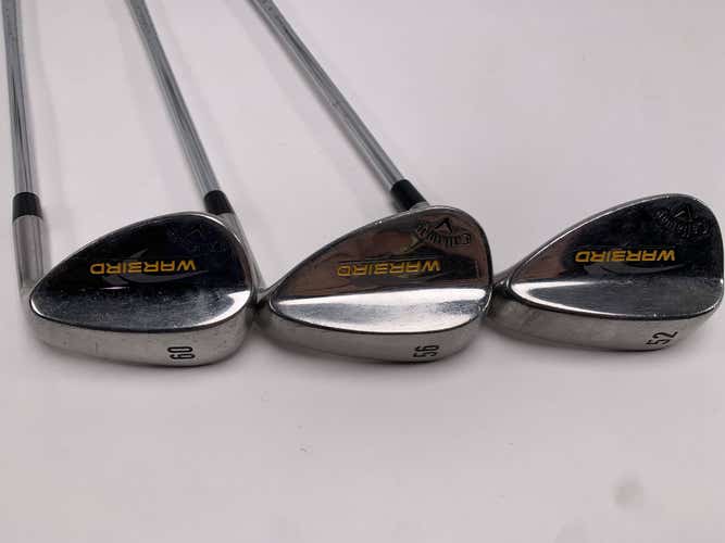 Callaway Warbird Wedge Set 52* 56* 60* Callaway Wedge Steel Mens RH