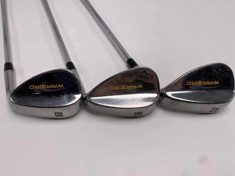 Callaway Warbird Wedge Set 52* 56* 60* Callaway Wedge Steel Mens RH