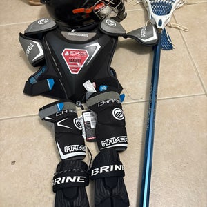 Youth Starter Kit (Used) lacrosse equipment full set up! Meets nocsae