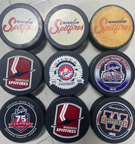 Windsor Spitfire pucks OHL