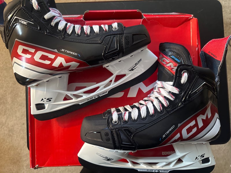 CCM JetSpeed Vibe (SMU) Hockey Skates regular Width 9.5 (New)