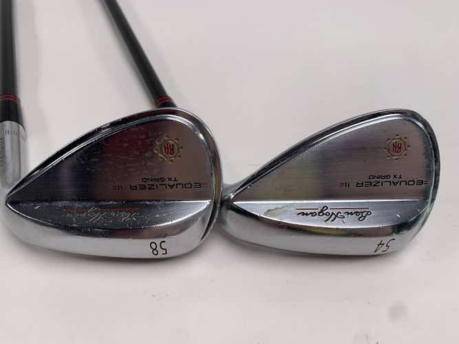 Ben Hogan Equalizer II Chrome Wedge Set 54* | 58* Recoil ES 760 F3 Wedge Mens RH