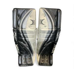 Used Itech RX9 Goalie Leg Pads Senior Black And White 37" 11873-S000227001