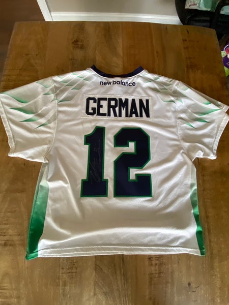 Game Worn autographed Tyler German Bayhawks jersey