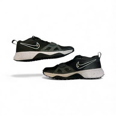 Used Nike AIR ZOOM TURF SHOES BB/SB Cleats Black And White Senior 12 11873-S000226759
