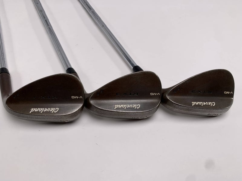 Cleveland RTX 3 Tour Raw Wedge Set 50* 10 | 54* 11 | 58* KBS 610 Mens RH