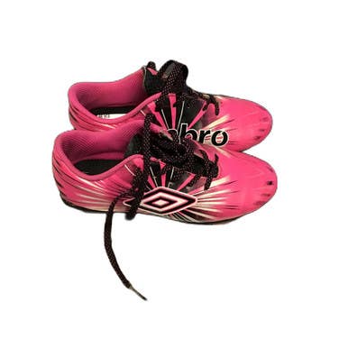 Used Umbro Girl's Soccer Cleats Pink Youth 13.0 11730-S000068239
