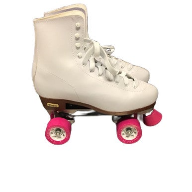 Used Chicago CRS400 Senior Roller Quad Skates White Senior 11 11730-S000068250