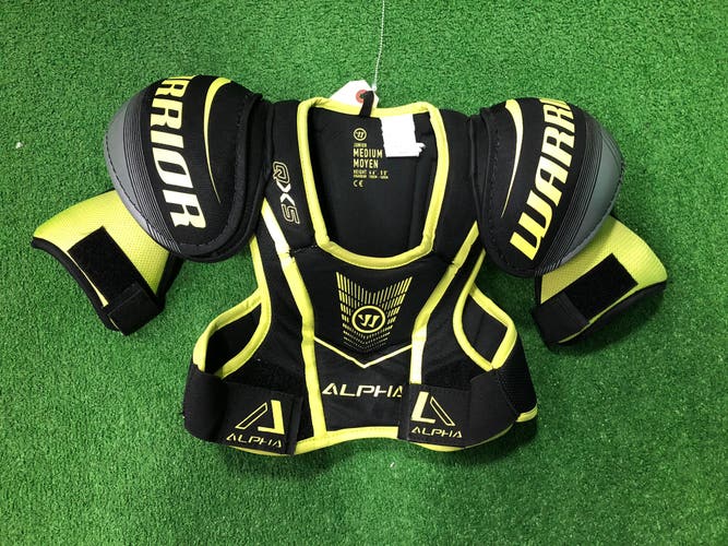 Junior Medium Warrior Alpha QX5 Shoulder Pads (Used)