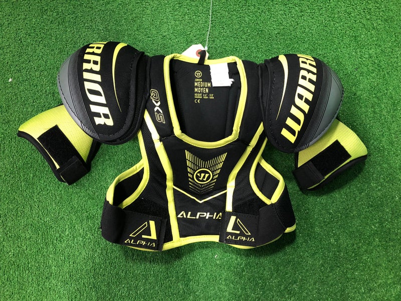 Junior Medium Warrior Alpha QX5 Shoulder Pads (Used)