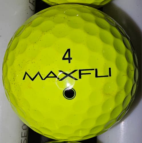 16 Yellow Maxfli Tour Golf Balls 5A / 4A Plus
