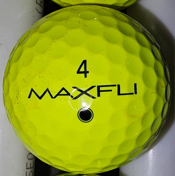 16 Yellow Maxfli Tour Golf Balls 5A / 4A Plus