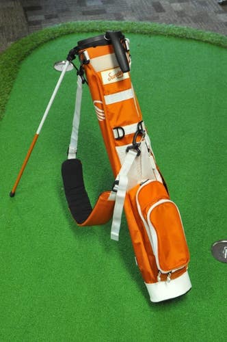 Sunday Golf Loma Golf Bag Orange/White 2-Way Top  #206317
