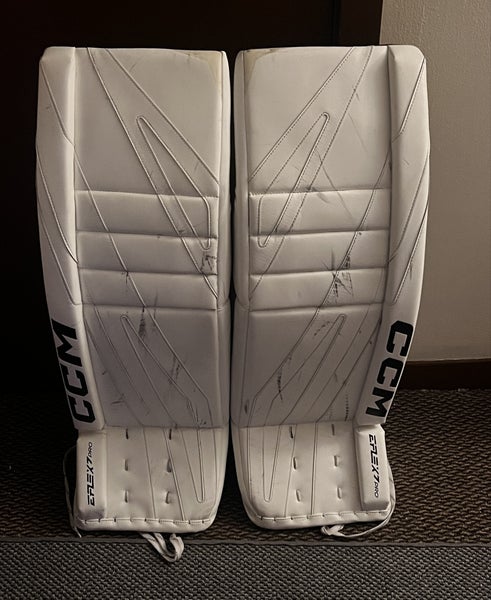 34" CCM Eflex 7 Goalie Leg Pads Pro Stock (NHL)