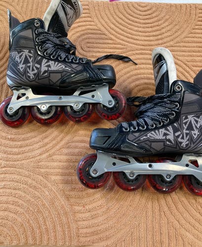 Senior Mission Inhaler NLS5 Inline Skates Wide Width Size 6 (Used)