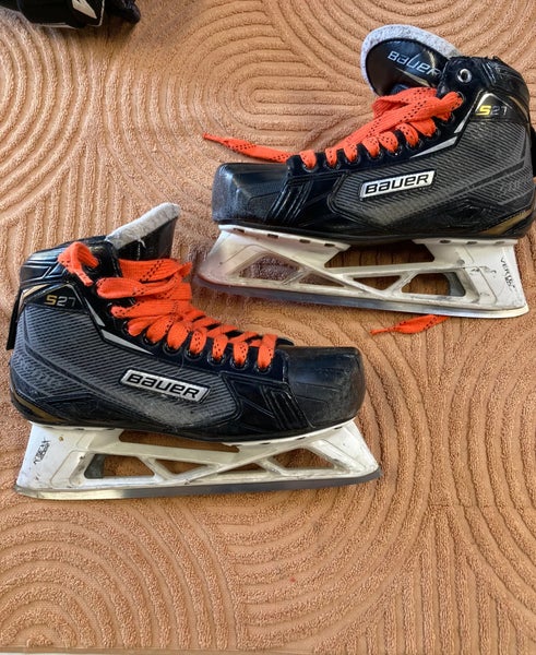 Senior Bauer Supreme S27 Hockey Goalie Skates Regular Width 8.5 (Used)