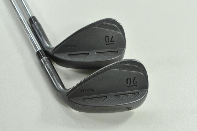 Sub 70 TAIII Milled Forged 56*, 60* Wedge Set RH KBS Tour X-Stiff Steel # 206315