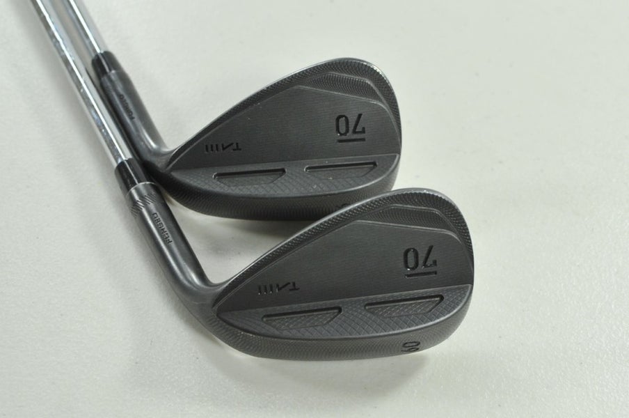 Sub 70 TAIII Milled Forged 56*, 60* Wedge Set RH KBS Tour X-Stiff Steel # 206315