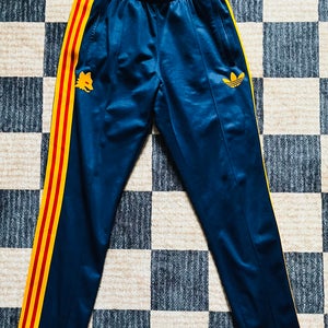 Adidas AS Roma 1993 Barilla Track Pants Sz S