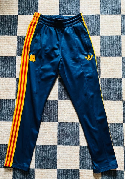 Adidas AS Roma 1993 Barilla Track Pants Sz S